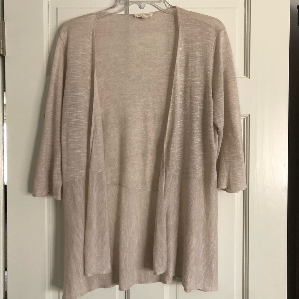 Eileen Fisher linen cardigan